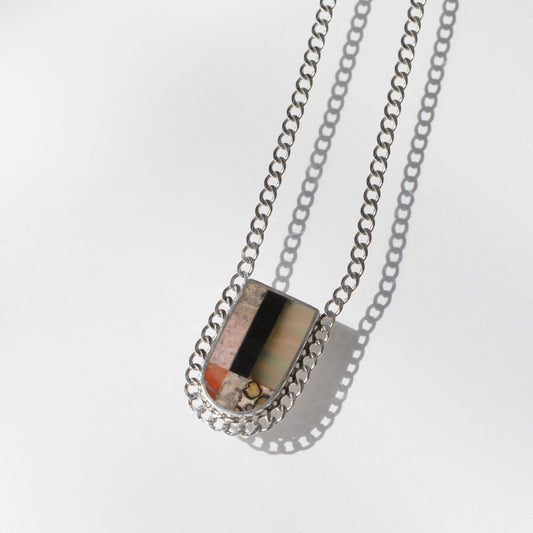 Soledad Handmade Aurora Borealis Capsule Necklace
