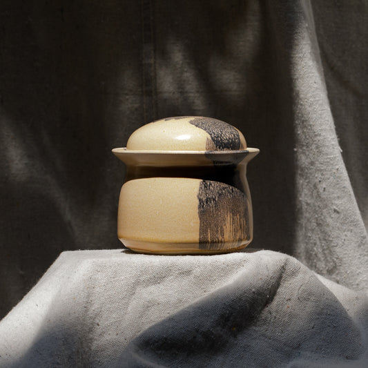 Grandmont Street Puffed Lid Jar Peach