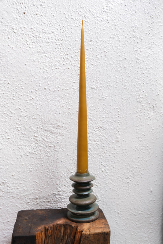 Grandmont Street Turquoise Taper Candle Holder #2
