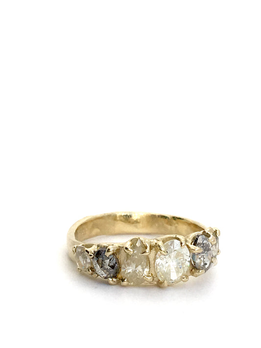Atelier Narce Mixed Diamonds & Shapes Ring