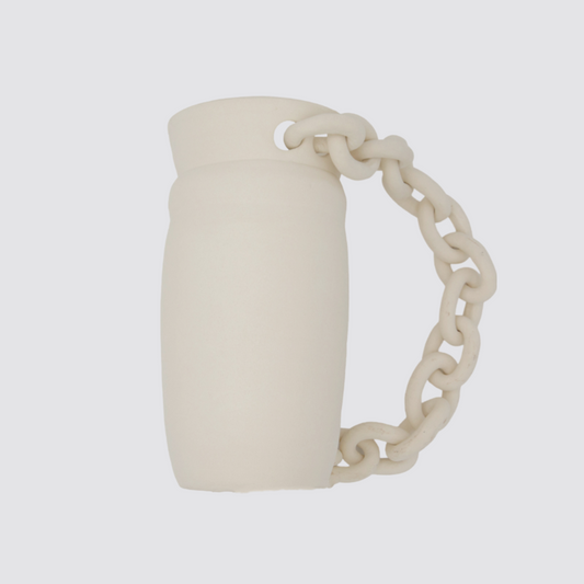 Terroso Studio Ceramic Asymmetrical Chain Vase