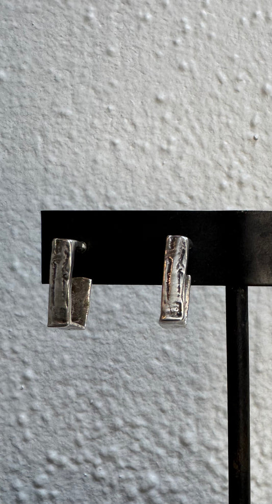 K/LLER Collection Small Sterling Alata Hoop Earrings