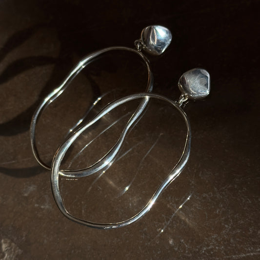 Faris Vero Drop Earring Pair Sterling Silver
