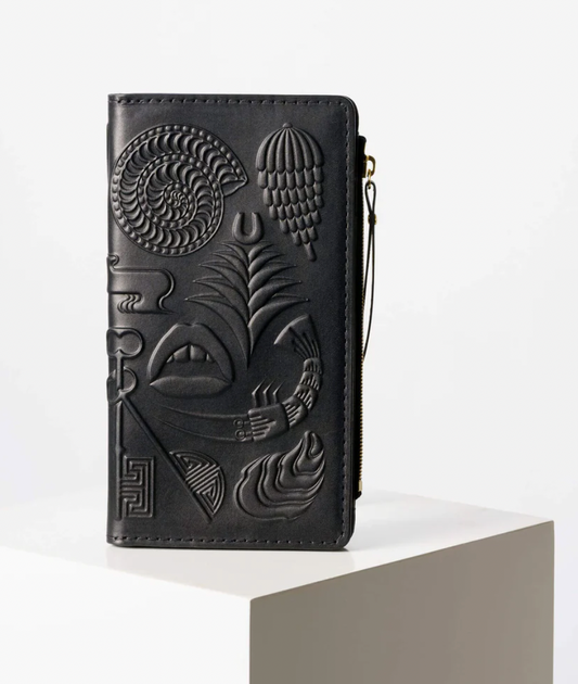 Animal Handmade Long Zip Wallet