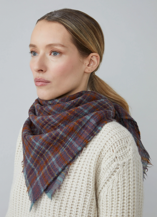 Moismont Scarf no.800 Slate Grey/ Multicolor