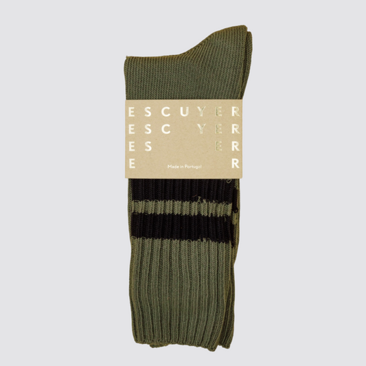 Escuyer Crew Stripes Sock 18689