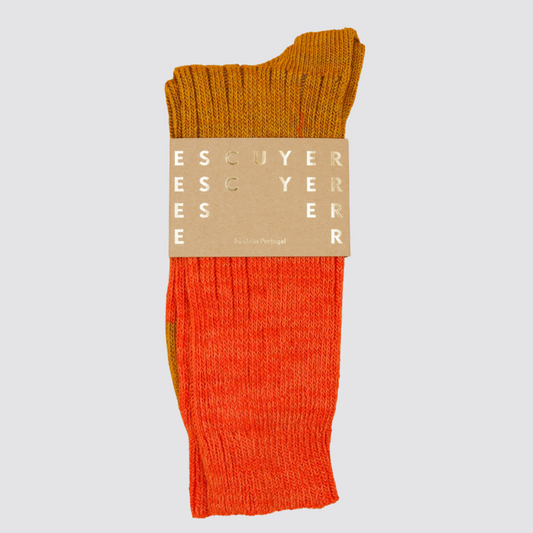 Escuyer Melange Blend Block Socks 18044