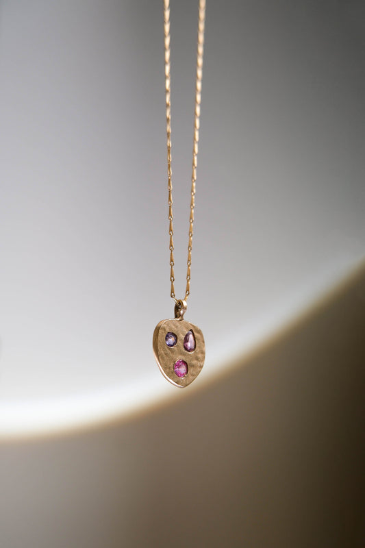Fraser Hamilton Gold Mask Sapphire Pendant #2