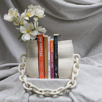 Terroso Studio Ceramic Chained Book End Vases