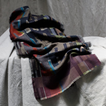 Wallace+Sewell Wrap Scarf Mint/ Blue