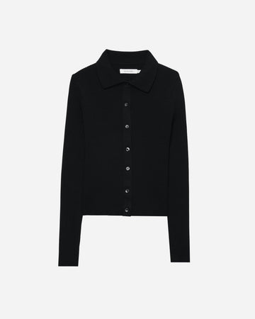 Mijeong Park Ribbed Short Cardigan