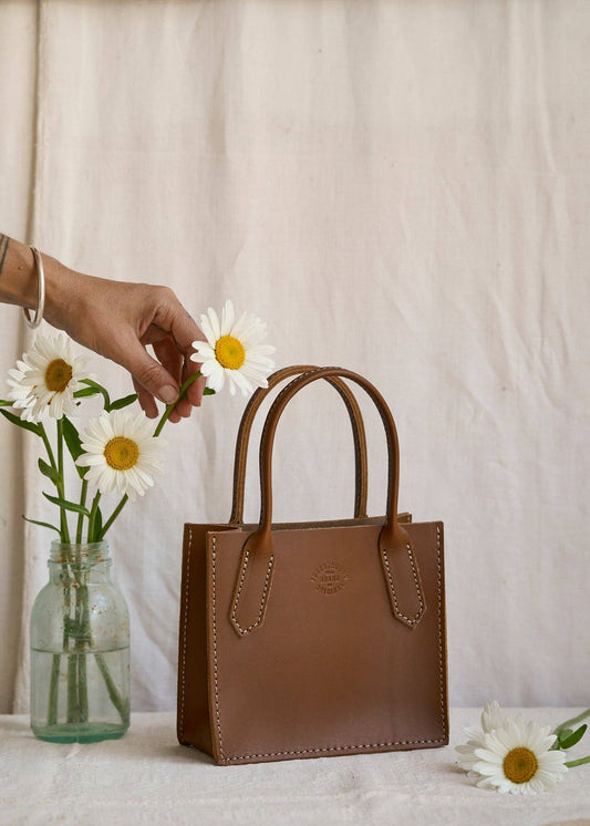 Bebe Leather Dock Bag in Walnut