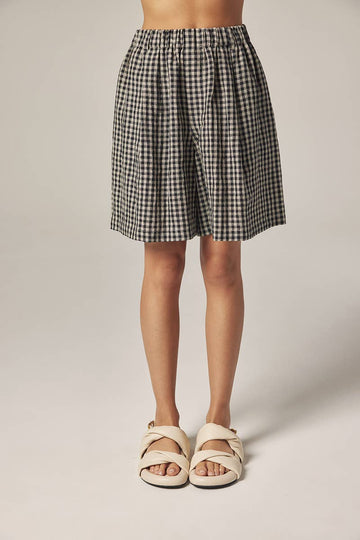 Amente Gingham Easy Shorts