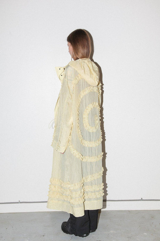 KKCO Spiral Windbreaker in Butter