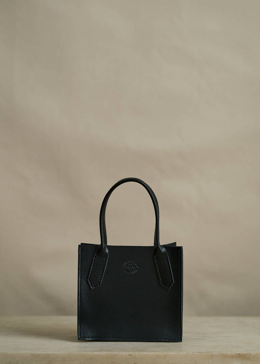 Leather Dock Bag, Bebe in Black