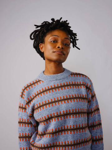 The Endry Vera Fairisle Sweater - Jasper