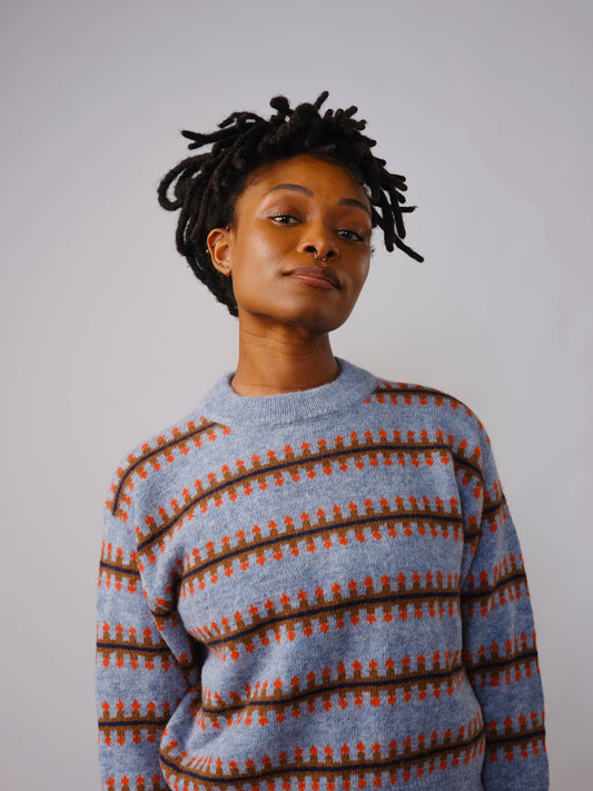 The Endry Vera Fairisle Sweater - Jasper