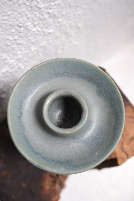 Grandmont Street Turquoise Taper Candle Holder #3