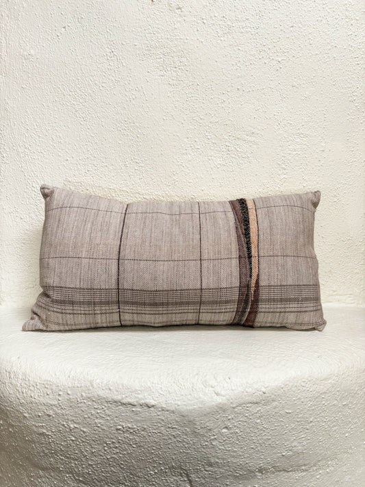 Jess Feury Rock Slab Pillow- Stone / Taupe / Blush