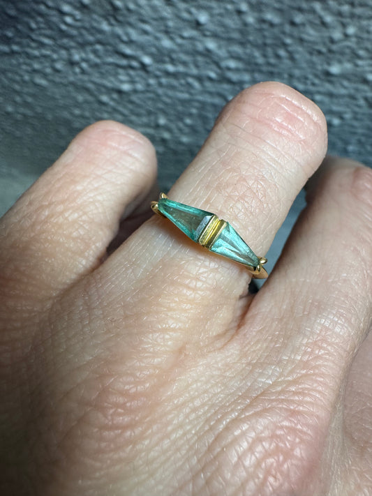 Vintage 14k Gold and Emerald Ring
