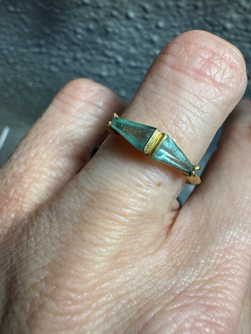 Vintage 14k Gold and Emerald Ring