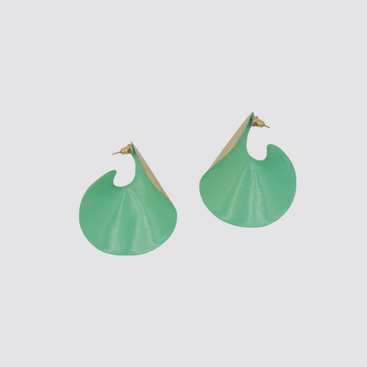 Sibilia Curl Earring Large Green