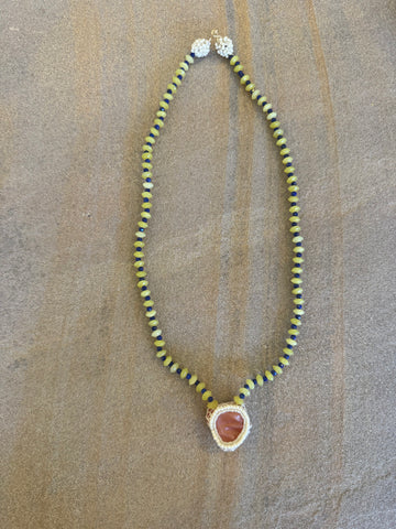 Jacki Holland Carnelian Necklace