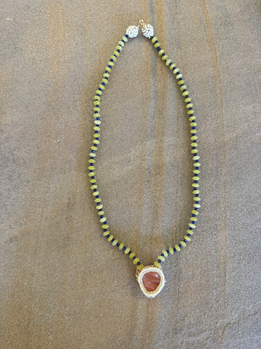 Jacki Holland Carnelian Necklace