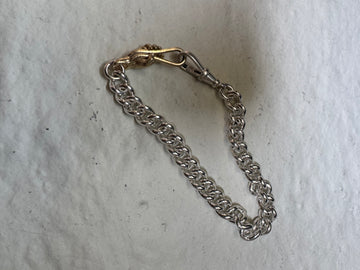 Fraser Hamilton Sterling and Gold Chain Bracelet