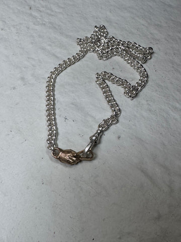 Fraser Hamilton Sterling and Gold Chain Necklace