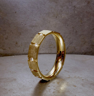 Fraser Hamilton Gold Ambit Facet Ring