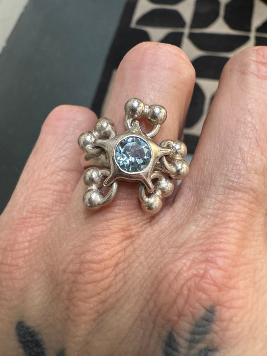 Claire Zurkowski Kinetic Topaz Ring