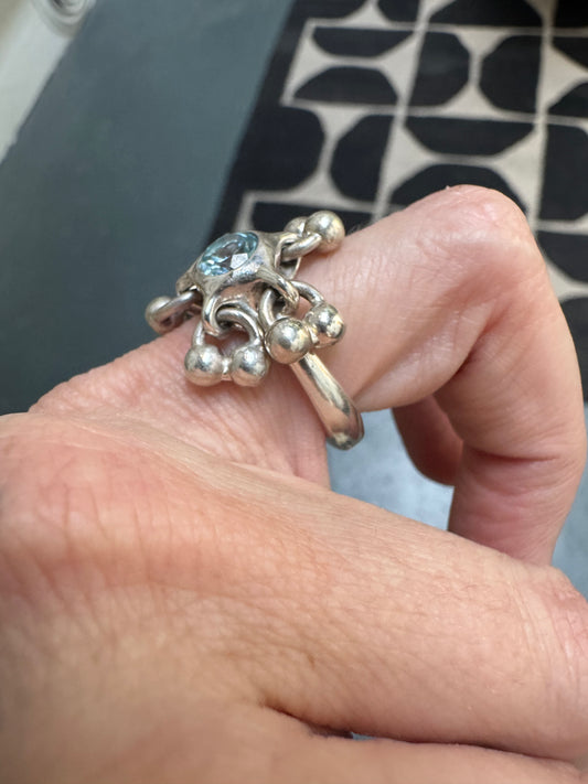 Claire Zurkowski Kinetic Topaz Ring