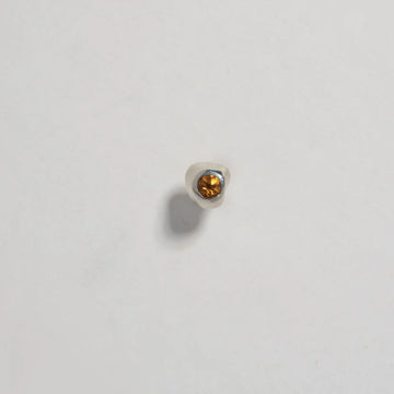 Faris Kira Single Stud Sterling Silver & Citrine