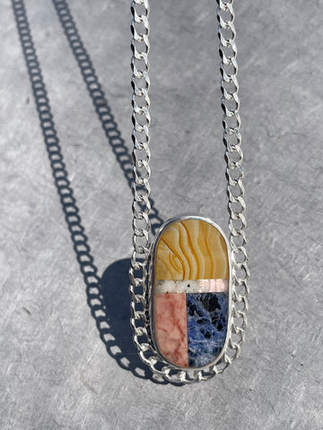 Soledad Handmade Pismo Capsule Necklace