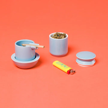 Houseplant Stash Set By Seth Light Blue