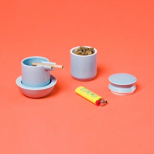 Houseplant Stash Set By Seth Light Blue