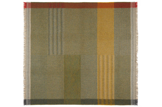 Wallace+Sewell Lismore Shetland Wool Tweed Throw (Yellow)
