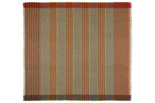 Wallace+Sewell Yosemite Shetland Wool Ripple Throw (Peach)