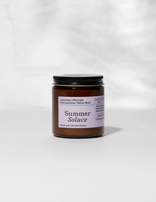 Summer Solace Tallow Balm, Lavender & Golden Champa (4oz)