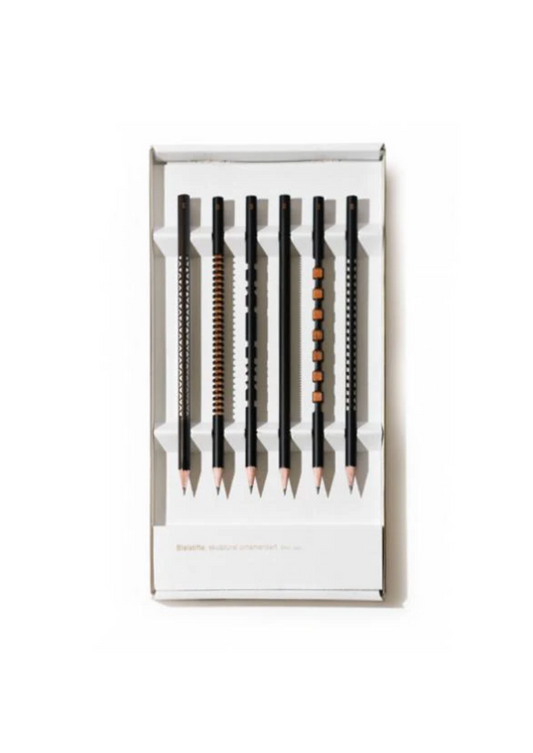 Laser Sculpted Pencil Set