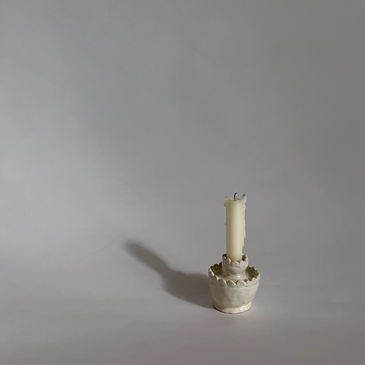 Oon Scalloped Tiered Candleholder