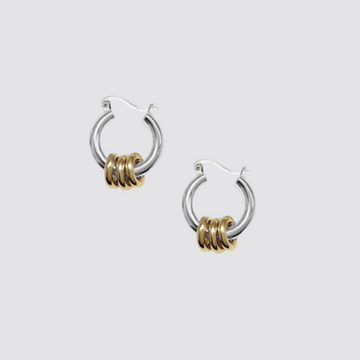 Laura Lombardi Two Tone Hoop