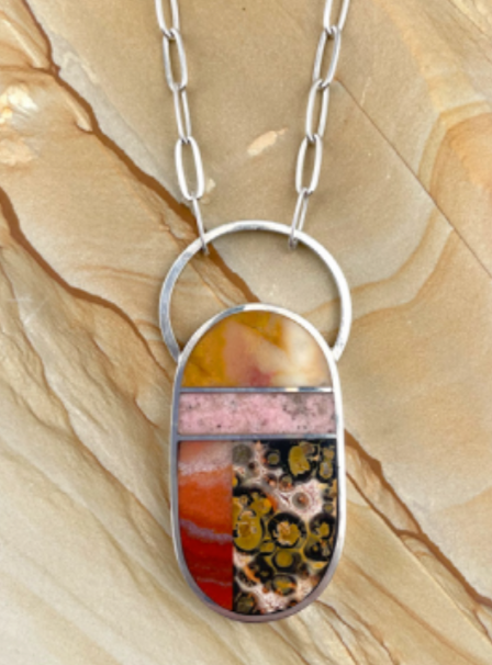 Soledad Handmade Bonfire Halo Necklace