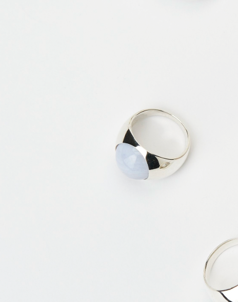 Mussels and Muscles Pebble Ring