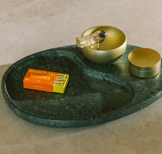 The Houseplant Marble Rolling Set in Green