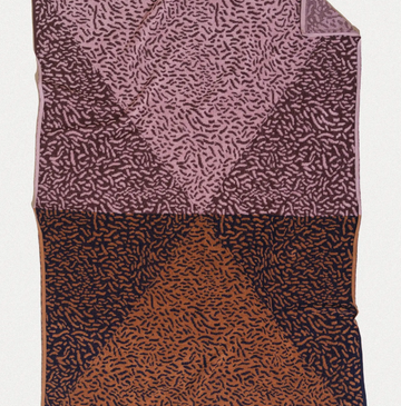 Towel Studio Worm Blanket Towel in Plum Blossom