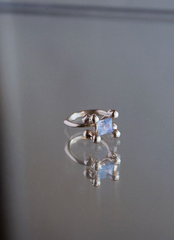 Claire Zurkowski X Misfit X Everywhere Sapphire & Diamond Ring Collab