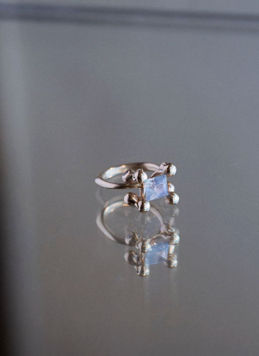 Claire Zurkowski X Misfit X Everywhere Sapphire & Diamond Ring Collab