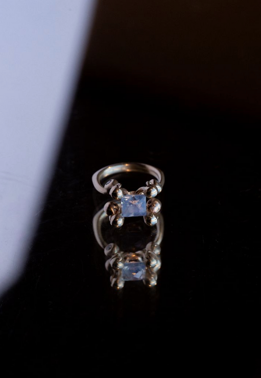 Claire Zurkowski X Misfit X Everywhere Sapphire & Diamond Ring Collab